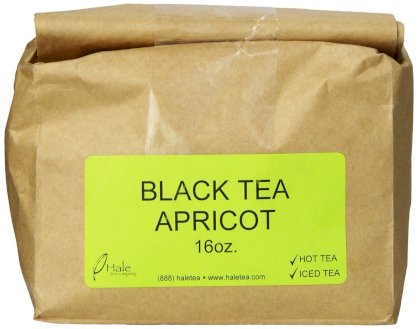 Hale Tea Black Tea, Apricot, 16-Ounce