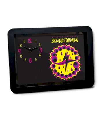 Bluegape Multicolour Plastic Brain Storming Table Clock