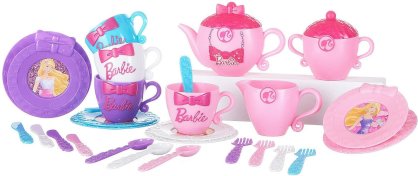 Barbie 29 Piece Toy Tea Set Service for 4