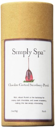 Simply Spa Tea, Chocolate Covered Strawberry Pu'erh, 2.5 Ounce