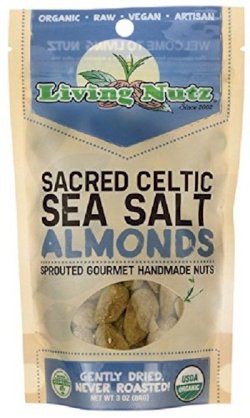 Sacred Celtic Sea Salt Almonds 3 oz Pkg