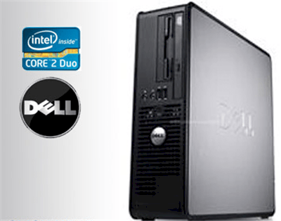 Máy tính Desktop DELL OptiPlex 755 (Intel Core 2 Duo E8400 3.0Ghz, Ram 2GB, HDD 160GB, VGA Onboard, PC DOS, Không kèm màn hình)