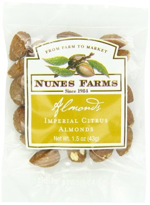 Nunes Farms Almonds, Imperial Citrus, 1.5 Ounce (Pack of 72)