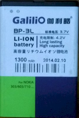 Galilio Nokia BP-3L 1300mAh