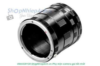 Tube Macro 3 khúc MF cho M42, Sony A, Olym 4/3 (ngàm kim loại CNC chất lượng cao)