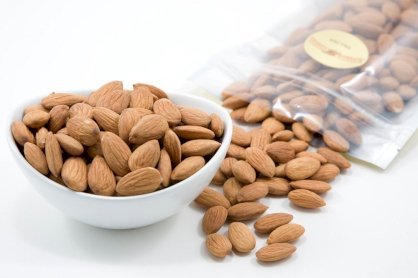 Natural "Raw" Almonds (1 Pound Bag)