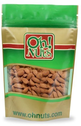 Roasted Unsalted Almonds (5 Pound Bag) - Oh! Nuts