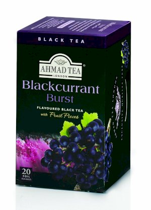 English Teas, "Blackcurrent Burst Black Tea" - Tagged and Aluminium Foil Enve