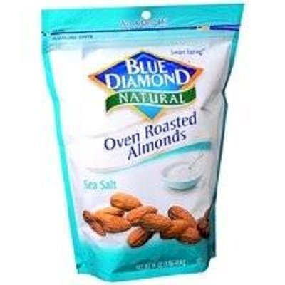 Blue Diamond Oven Roasted Almonds Sea Salt 16.0 oz. (Quantity of 4)