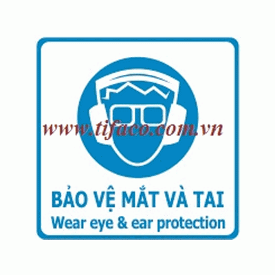 Biển báo bảo vệ mắt và tai