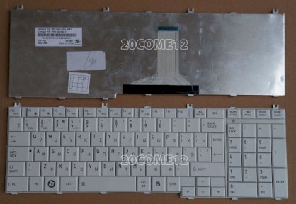 Bàn phím laptop Toshiba Satellite C650 C655 C660 C665 L650 L655 L670 L750 L755 L770 L660 L660D L665 L665D (Trắng)