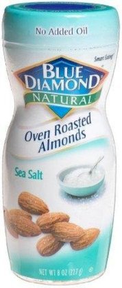 Blue Diamond Almonds Oven Roasted With Sea Salt 8 Oz