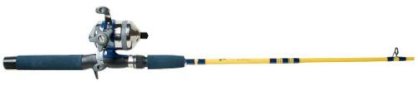 Eagle Claw Water Eagle Spin Cast Combo (Black/Yellow, 5-Feet 6-Inch)