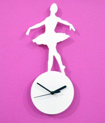 Blacksmith Ballerina Wall Clock