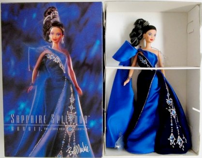 Sapphire Splendor Barbie: The Jewel Essence Collection by Bob Mackie