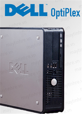 Máy tính Desktop Dell Optiplex 760 slim (Intel Core 2 Duo E8400 3.0Ghz, Ram 1GB, HDD 160GB, VGA Onboard, PC DOS, Không kèm màn hình)