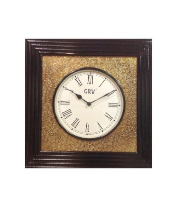 Grv Wooden Vintage Wall Clock 12