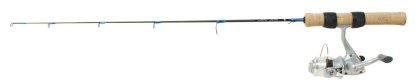 Eagle Claw Powerlight Ice Medium Fishing Combo, 25-Inch, Black/Blue