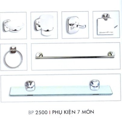 Bộ phụ kiện phòng tắm 6 Đình Quốc 2500