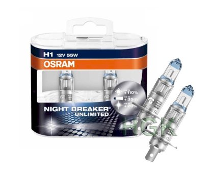 Bóng đèn Osram Night Breaker Plus 90% H1 