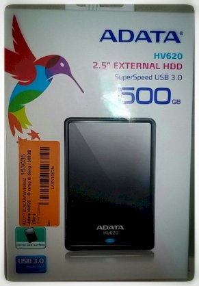 Ổ cứng di động Adata HV620 500GB (Đen)