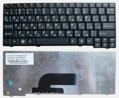 Bàn phím laptop Lenovo IdeaPad S10-2 S10-2C S10-3C (Đen)