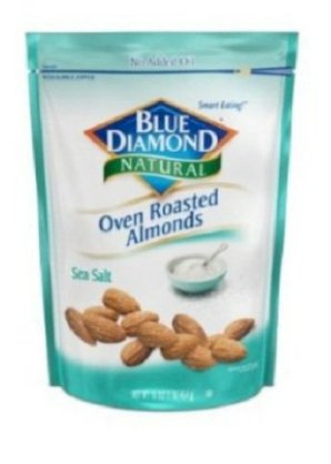 Blue Diamond Almonds, Oven Roast Sea Salt, 16-ounce-3 Pack