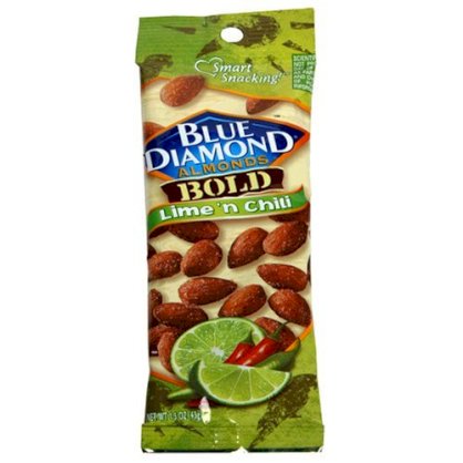Blue Diamond Almonds, Lime and Chili, 1.5-Ounce Packages (Pack of 12)