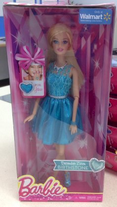 Mattel Birthstone Barbie Doll December Zicon