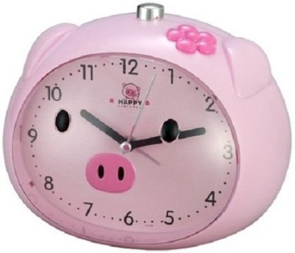  GoGifts Pig Alarm Analog Clock (Pink) 