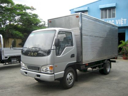 Xe tải thùng kín Jac HFC1061K 3t45, 3,45 tấn 