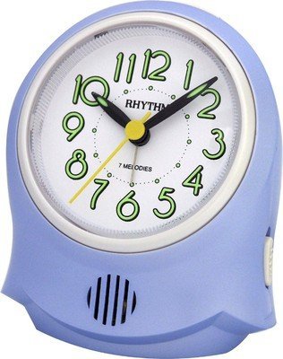 Rhythm CRM821NR04 Analog Clock (Pearl Blue)