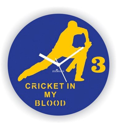 Cricket In My Blood Wall Clock