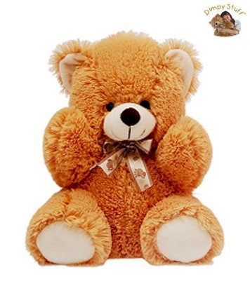 Dimpy Stuff Cute Brown Medium Master Bear Soft Toy-33 cm