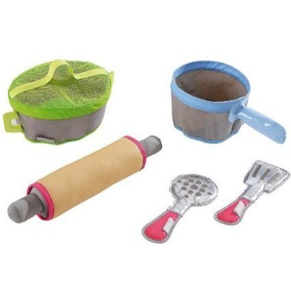 All Fabric Play Kitchen Accessories - Utensils