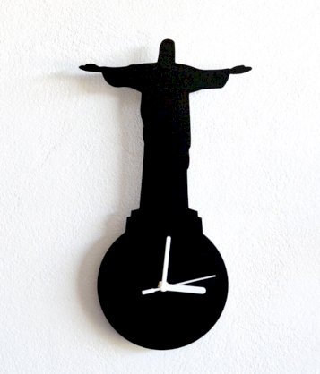 Blacksmith Statue of Christ Rio de Janeiro Brazil - Wall Clock