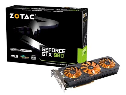 Zotac ZT-90206-10P (GeForce GTX 980, 4GB GDDR5, 256-bit, PCI Express 3.0)