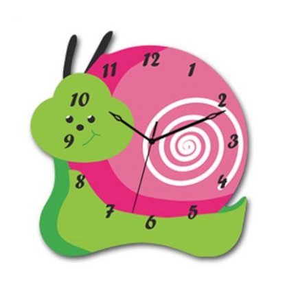 Gloob Snail Wall Clock Sticker GL672DE77PFAINDFUR