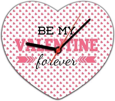 Lovely Collection Be My Valentine Forever Analog Wall Clock