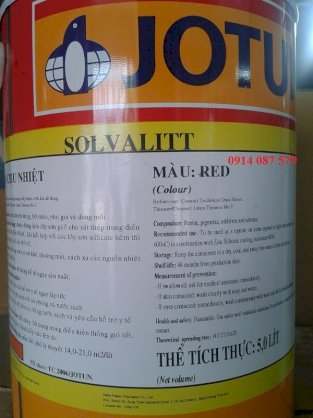 Sơn chịu nhiệt Jotun Solvalitt Red