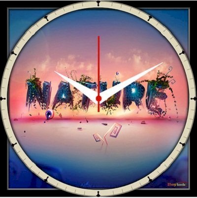  Shopkeeda SKWC082067 Analog Wall Clock (Multicolor) 