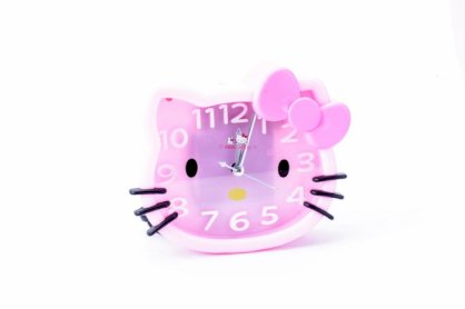 Đồng hồ báo thức kitty cảm ứng ánh sáng