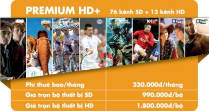 Thẻ gia hạn thuê bao K+ HD 1 năm