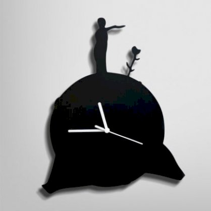 Silhouette The Little Prince Asteroid B612 Wall Clock SI871DE13BRIINDFUR