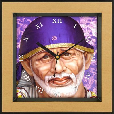 Shopping Monster Sai Baba Religious Analog Wall Clock