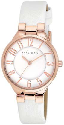 Anne Klein Women's Leather Strap Watch 34mm 58409