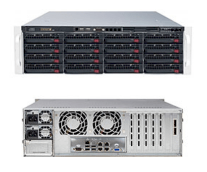 Server Supermicro SuperServer 6038R-E1CR16N (Black) (SSG-6038R-E1CR16N) E5-2690 v3 (Intel Xeon E5-2690 v3 2.60GHz, RAM 32GB, 920W, Không kèm ổ cứng)