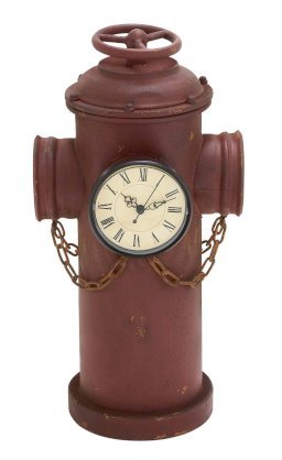 Deco 79 Metal Table Clock, 9 by 18-Inch