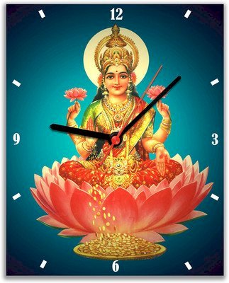 Lovely Collection Lakshmi Religious Analog Wall Clock