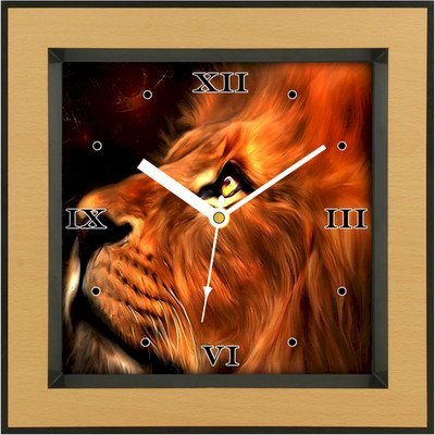 Shopping Monster Designer Lion Analog Wall Clock